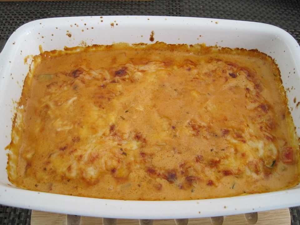 Käse - Sahne - Auflauf mit Tomaten von Pippis_Freundim| Chefkoch