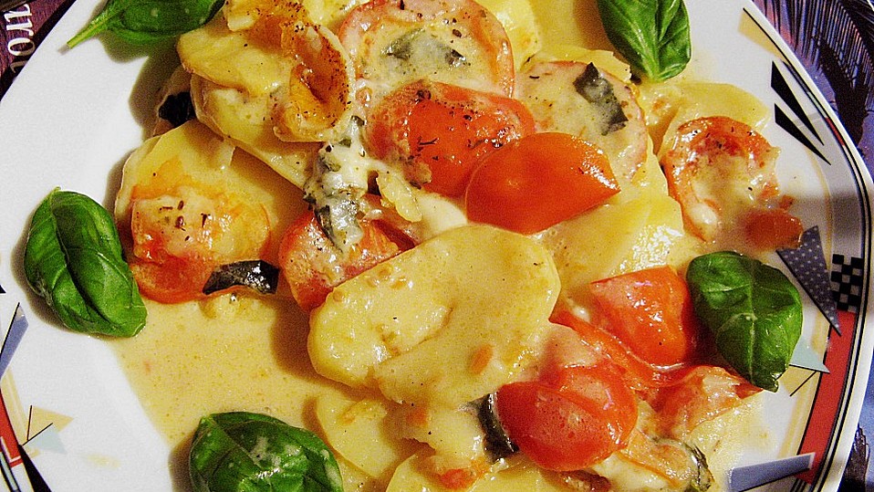 Kartoffelpfanne mit Mozzarella von Corbisez