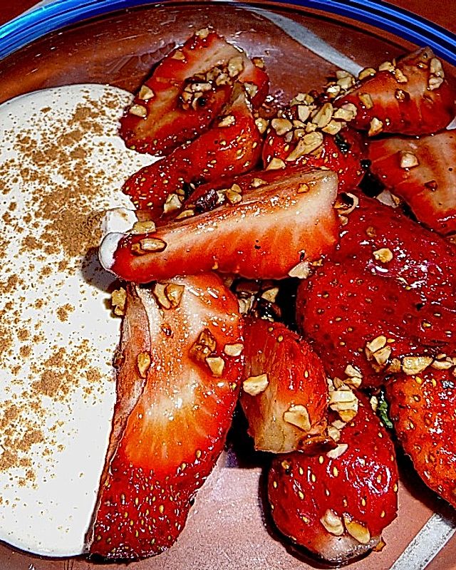 Erdbeer - Basilikum - Salat
