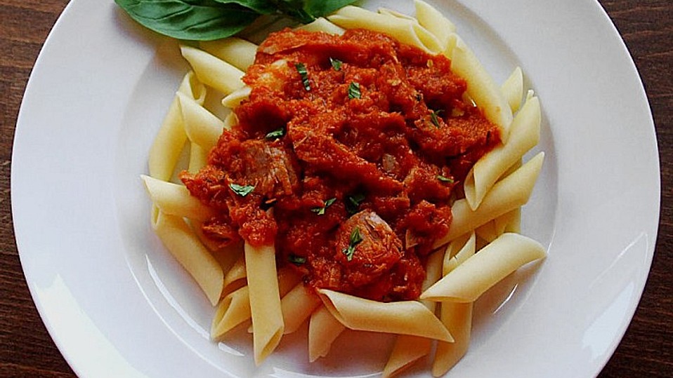 Tomaten - Thunfischsauce zu Pasta von Lavendelduft Tomaten - Thunfischsauce zu Pasta von Lavendelduft