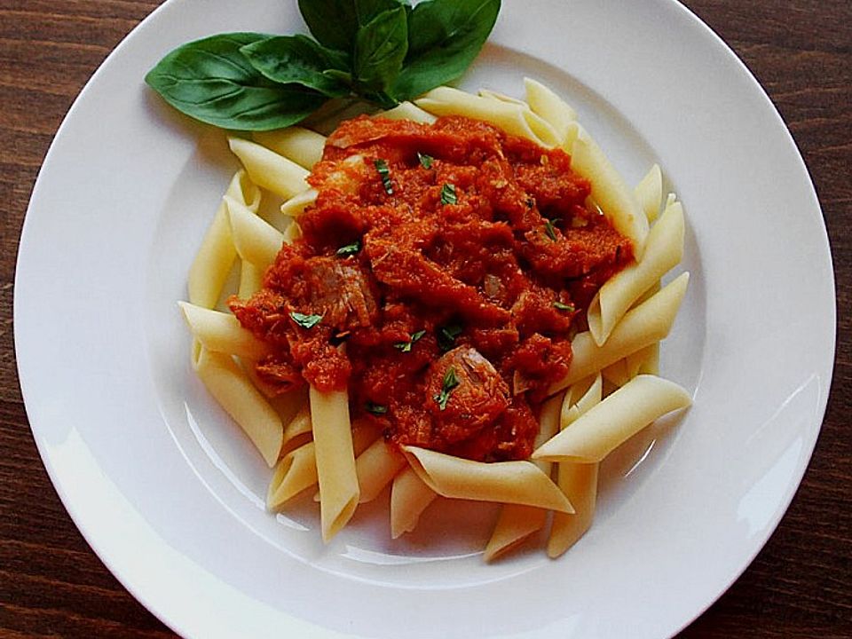 Tomaten - Thunfischsauce zu Pasta von Lavendelduft| Chefkoch