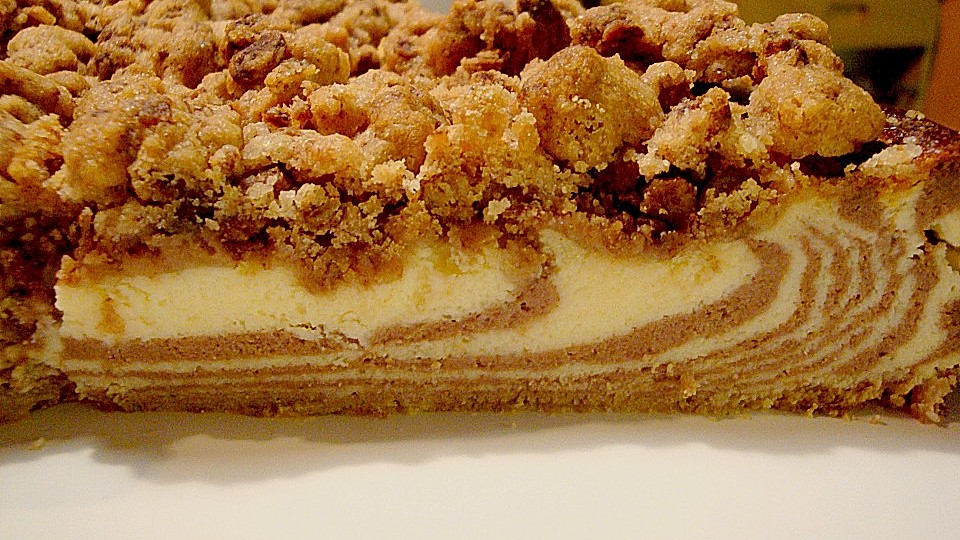 Knuspriger Zebra - Käsekuchen von Birgit1980