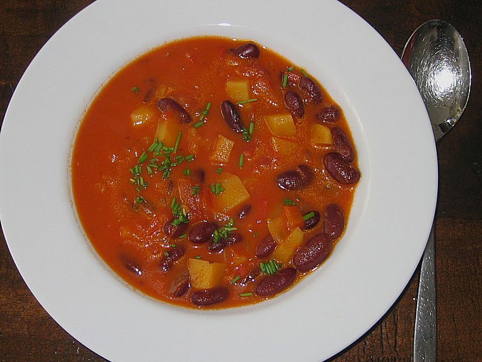 Rote Bohnen - Suppe mit Paprika und Tomaten von Galimero| Chefkoch