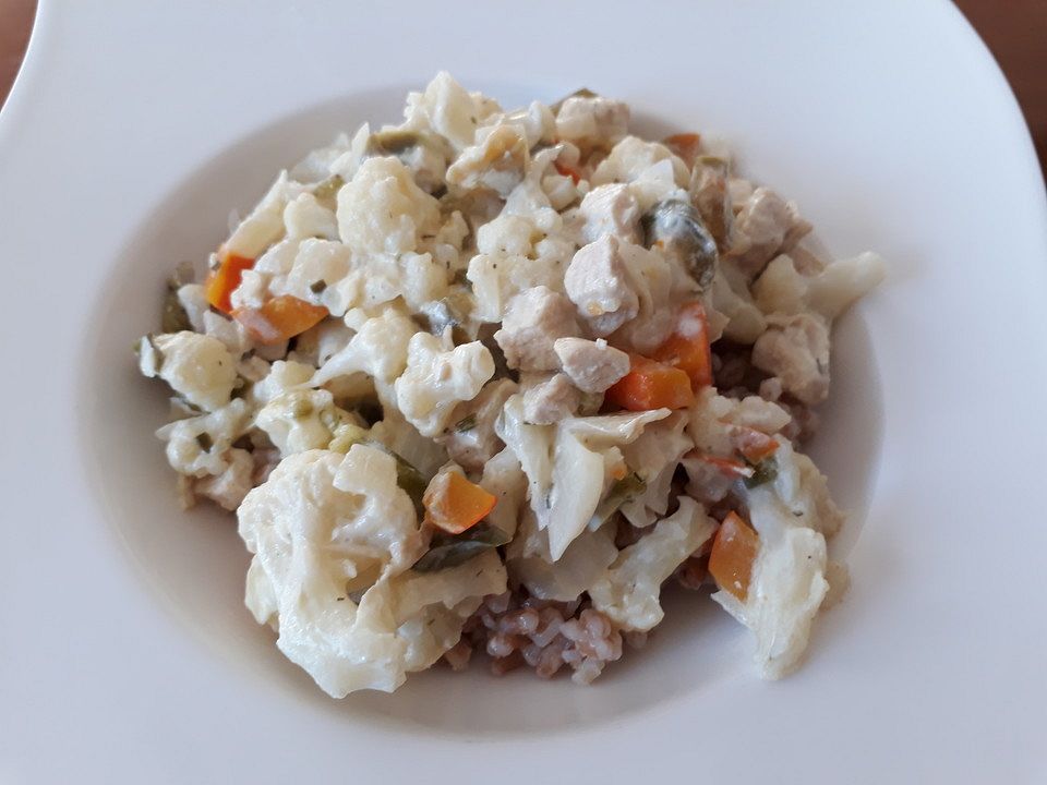 Hähnchen - Blumenkohl - Geschnetzeltes mit Reis von Cooky09| Chefkoch