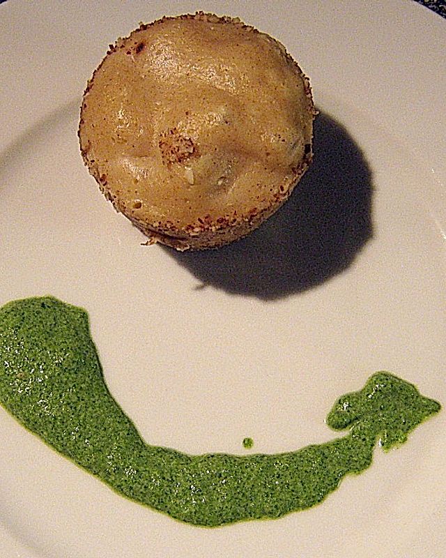 Ziegenkäse - Soufflé aus dem Tischdampfgarer