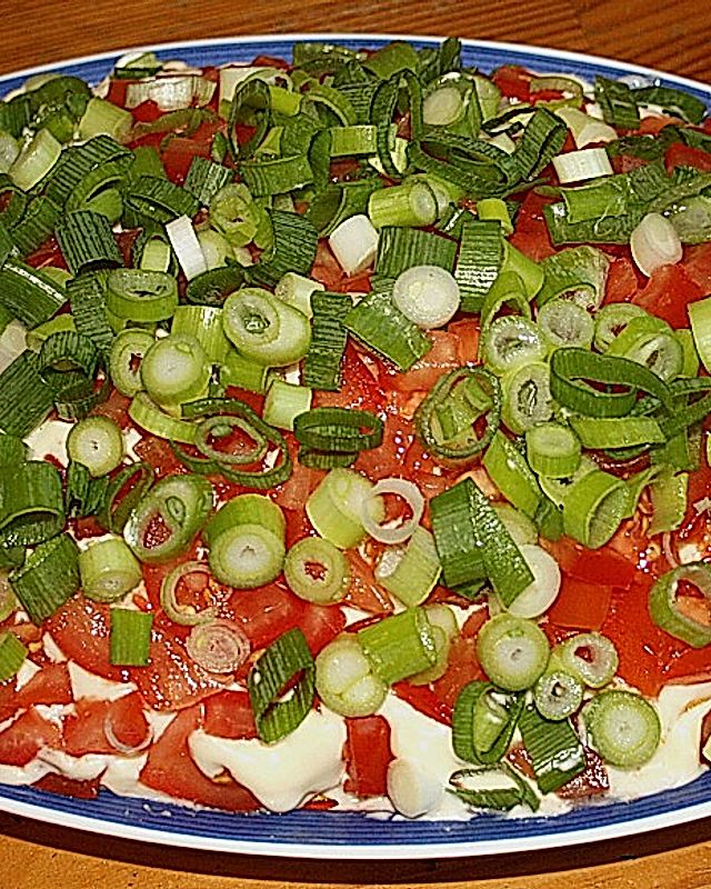 Gyrossalat mit Tomaten