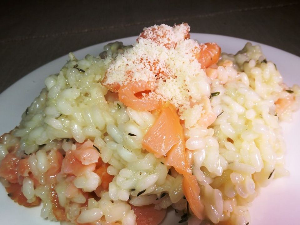 Lachs - Thymian - Risotto von CookieUK| Chefkoch