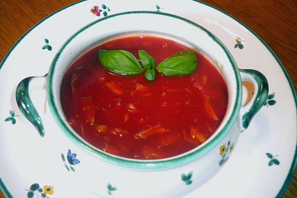 Tomatensuppe wie beim Chinesen