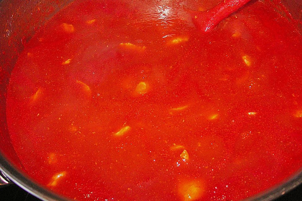 Tomatensuppe wie beim Chinesen