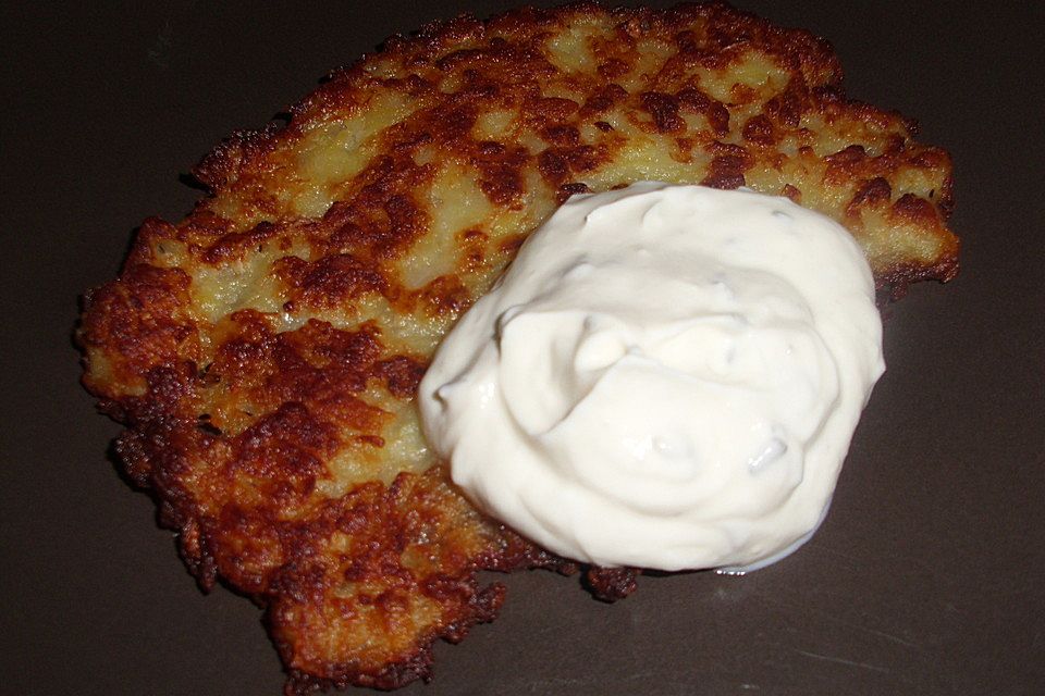 Knusprige Kartoffelpuffer