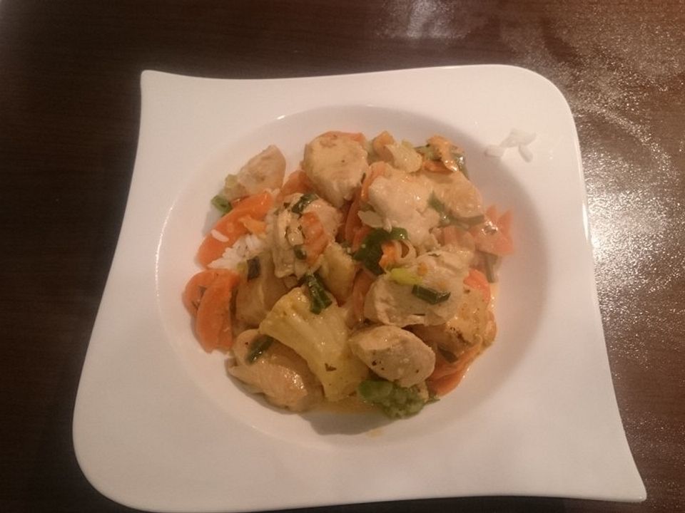 Kokoshähnchen mit Gemüse und Chili von hera_2009| Chefkoch