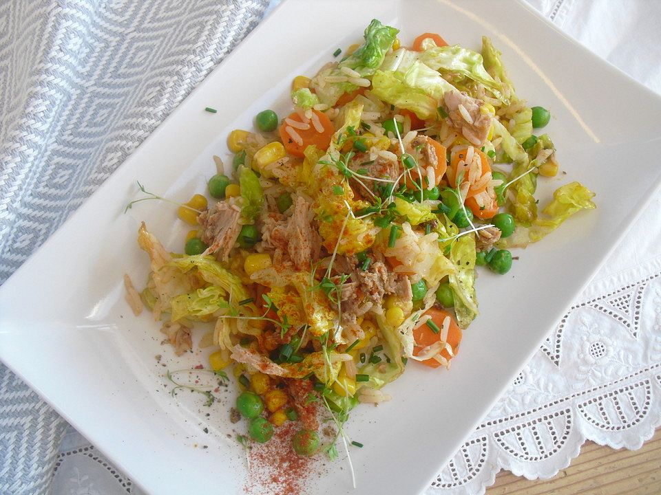 Reissalat Mit Thunfisch Von Goldloeckchen123| Chefkoch