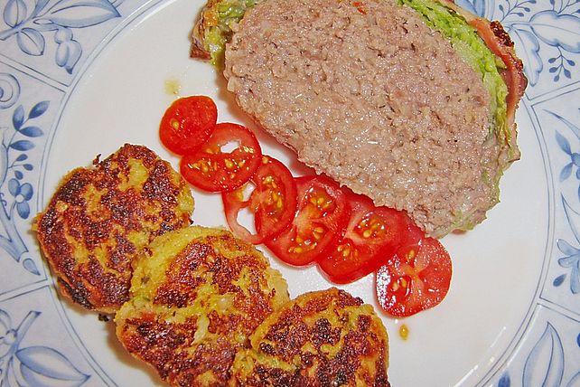 Hackbraten mit Wirsing und Käsekruste von tramdriver| Chefkoch