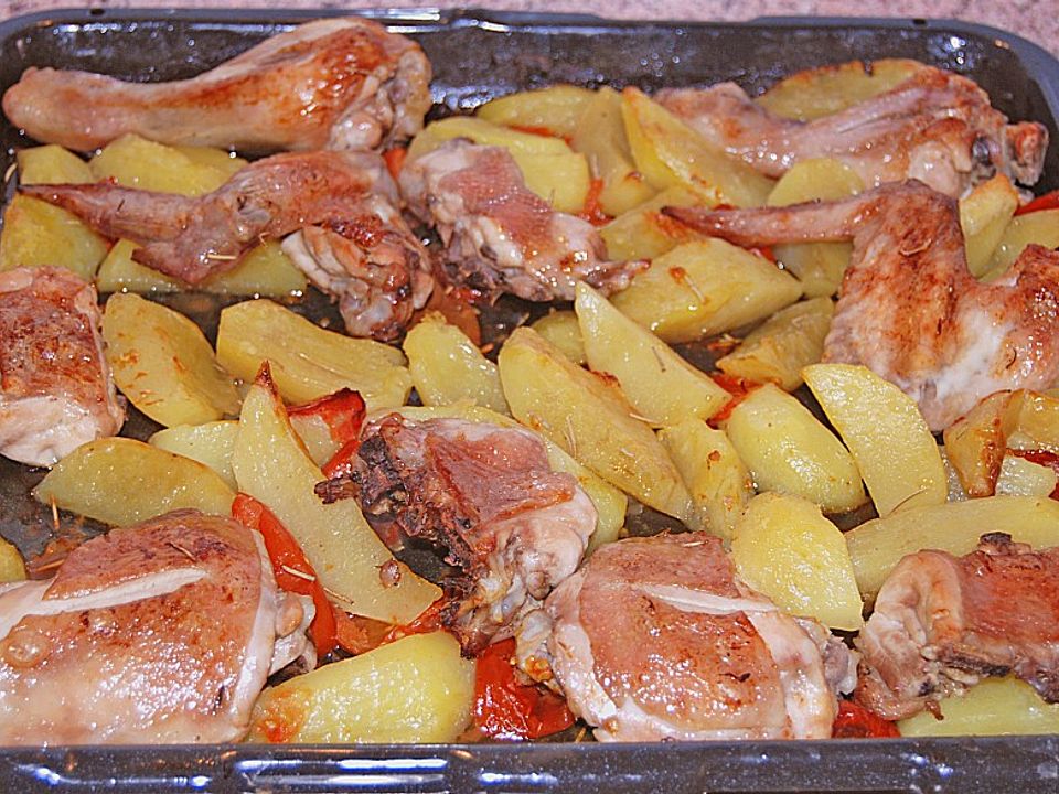 Italienisches Hähnchen mit Kartoffeln von frary | Chefkoch