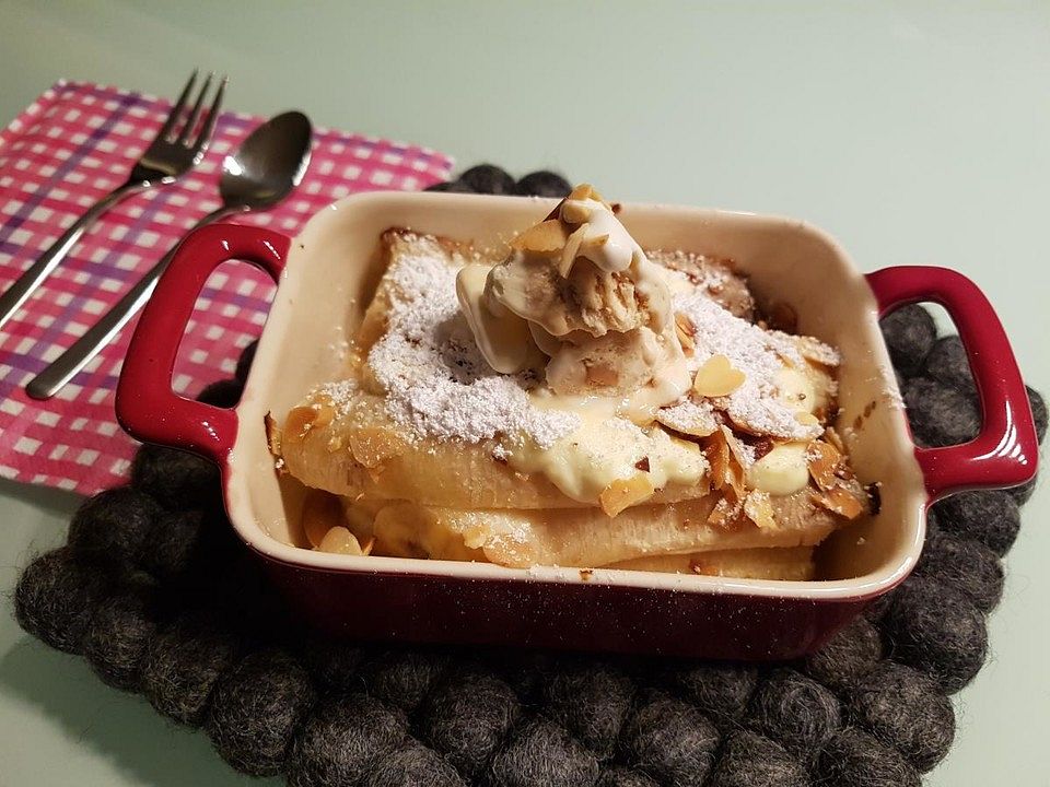Überbackene Bananen mit Mandeln von plumbum | Chefkoch