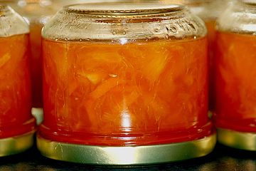 Orangen - Ingwer - Marmelade mit Campari
