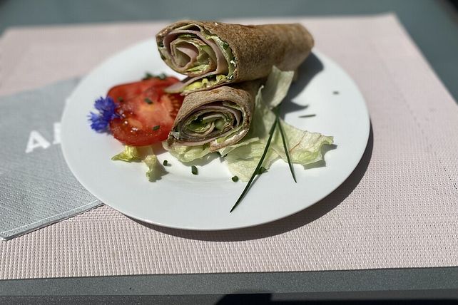 Philadelphia Wraps mit Kochschinken, Käse und Gurken von iris2101| Chefkoch