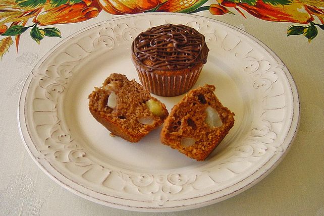 Birnen - Nougat - Muffins von Sona2805| Chefkoch