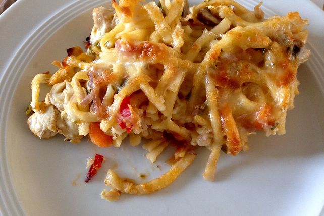 Hähnchen - Spätzle Auflauf von Bianca0874| Chefkoch