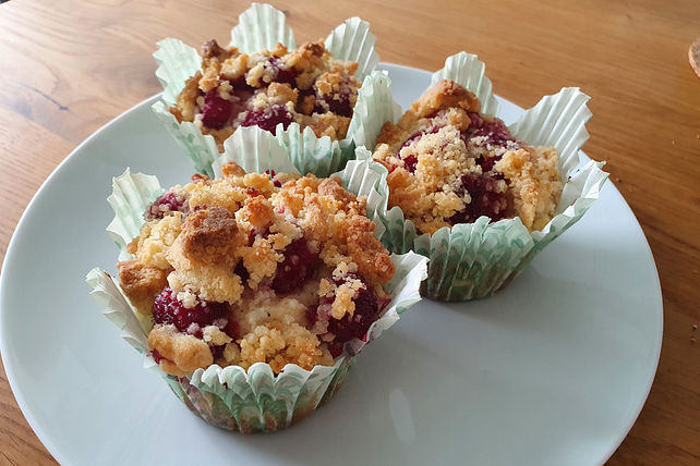 Himbeer-Muffins mit Streuseln von Brotfan63| Chefkoch