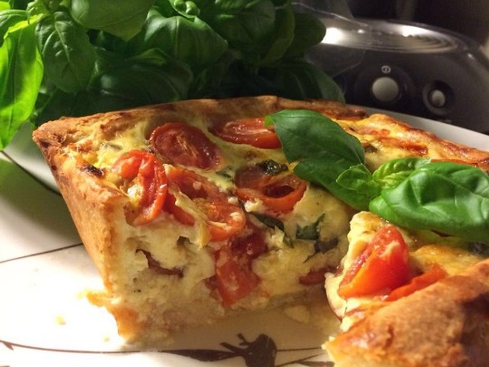 Pikante Kirschtomaten - Tarte | Chefkoch
