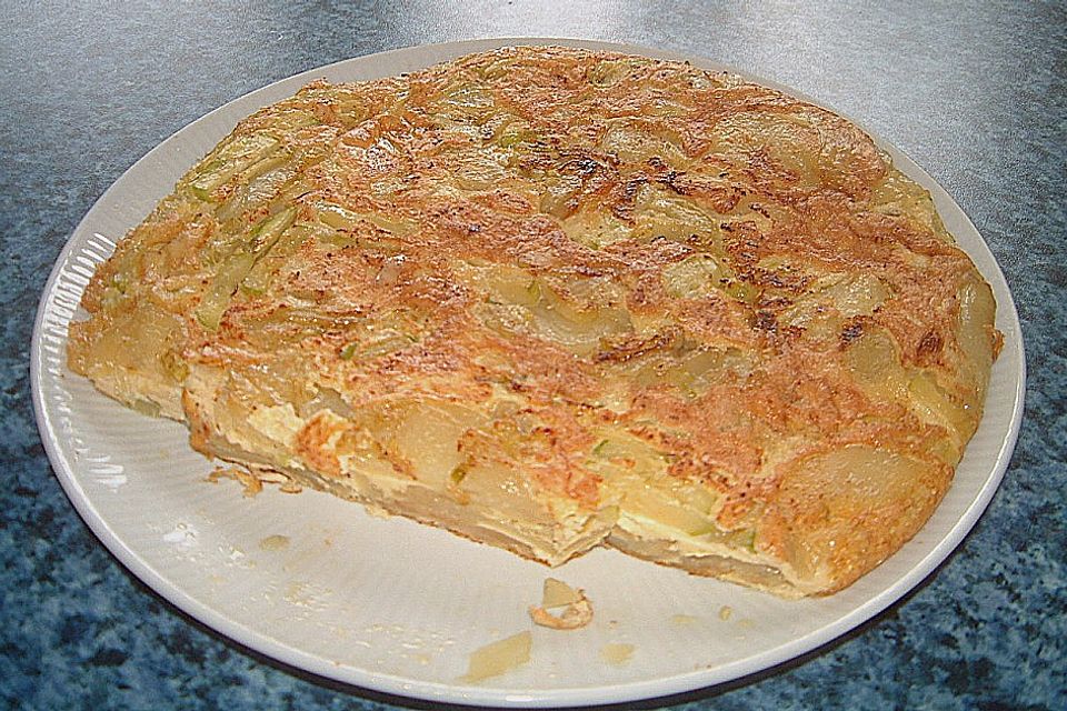 Tortilla mit Zucchini