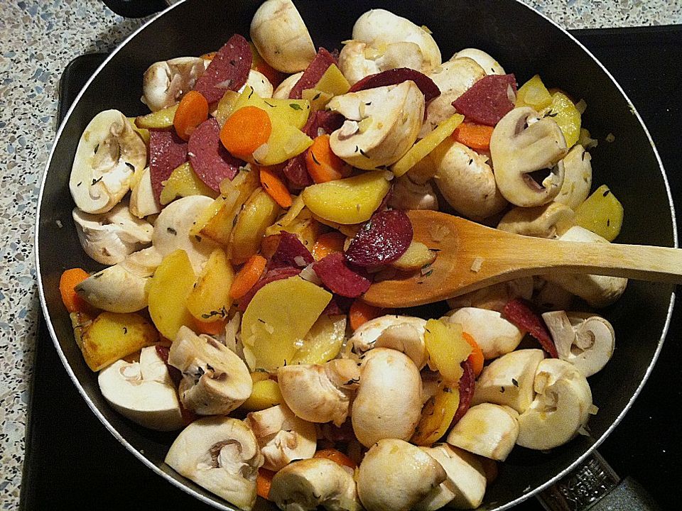 Kartoffel - Pilz - Pfanne | Chefkoch
