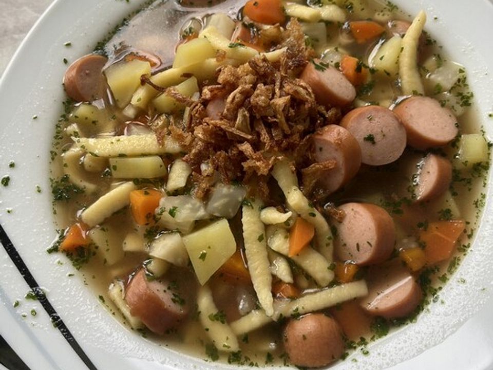 Kartoffel - Spätzle - Suppe von ulmer04| Chefkoch