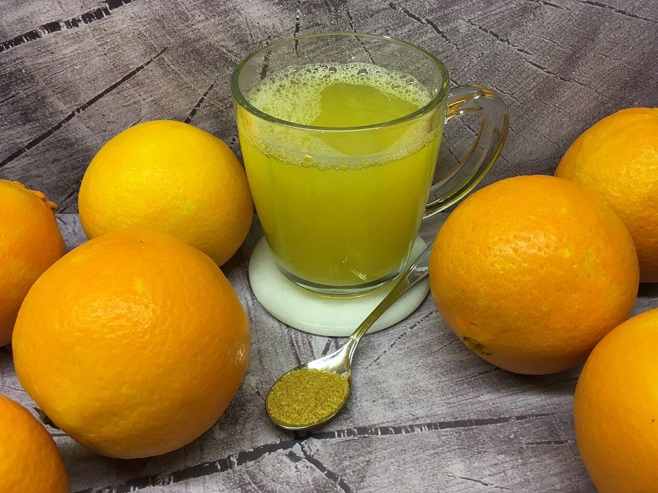 Frischer Ingwer - Orangen - Tee von Nicole-Ddorf | Chefkoch