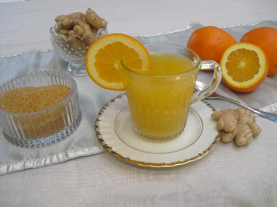 Frischer Ingwer - Orangen - Tee von Nicole-Ddorf| Chefkoch