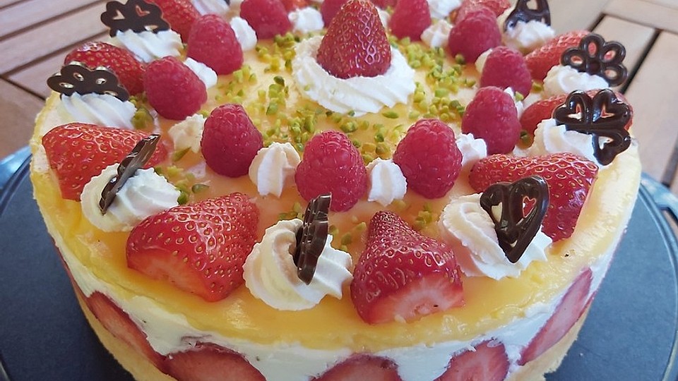 Erdbeer - Vanille - Kuchen von mima53
