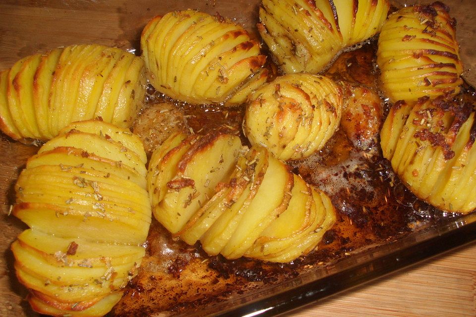 Hasselbackpotatis