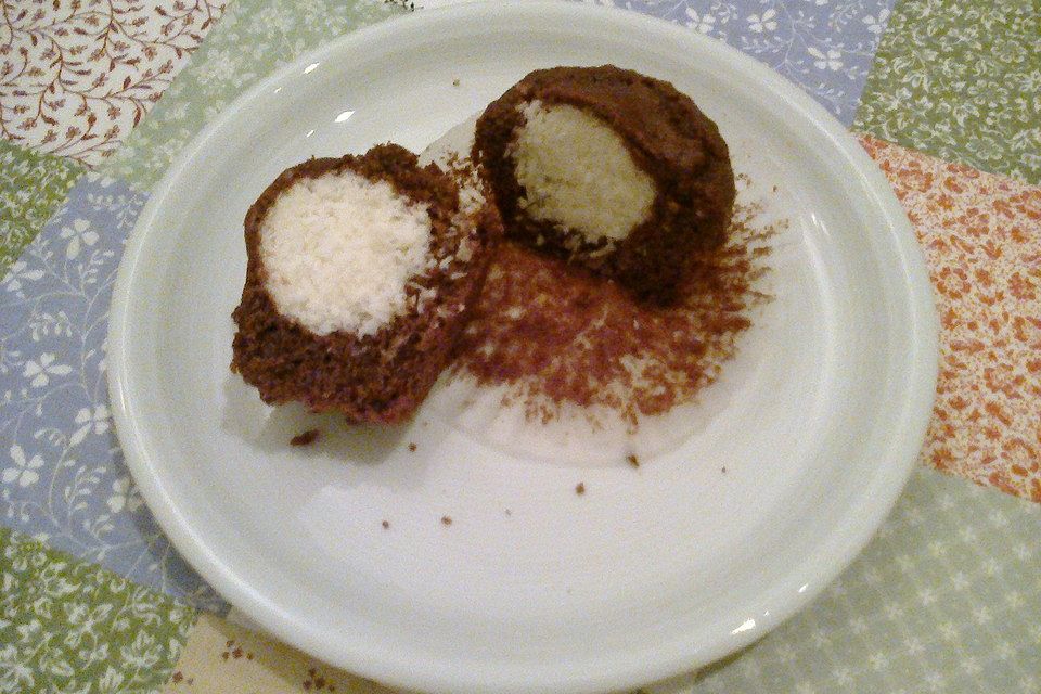 Schoko - Muffins mit Kokos - Herz