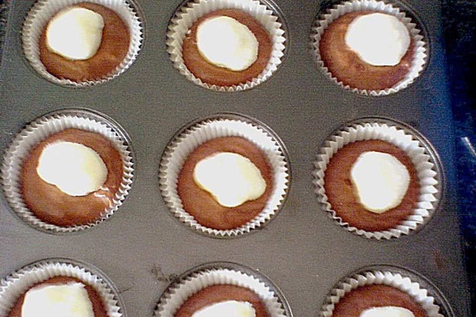 Schoko - Muffins mit Kokos - Herz