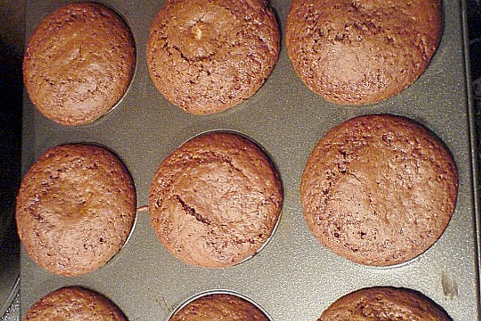 Schoko - Muffins mit Kokos - Herz