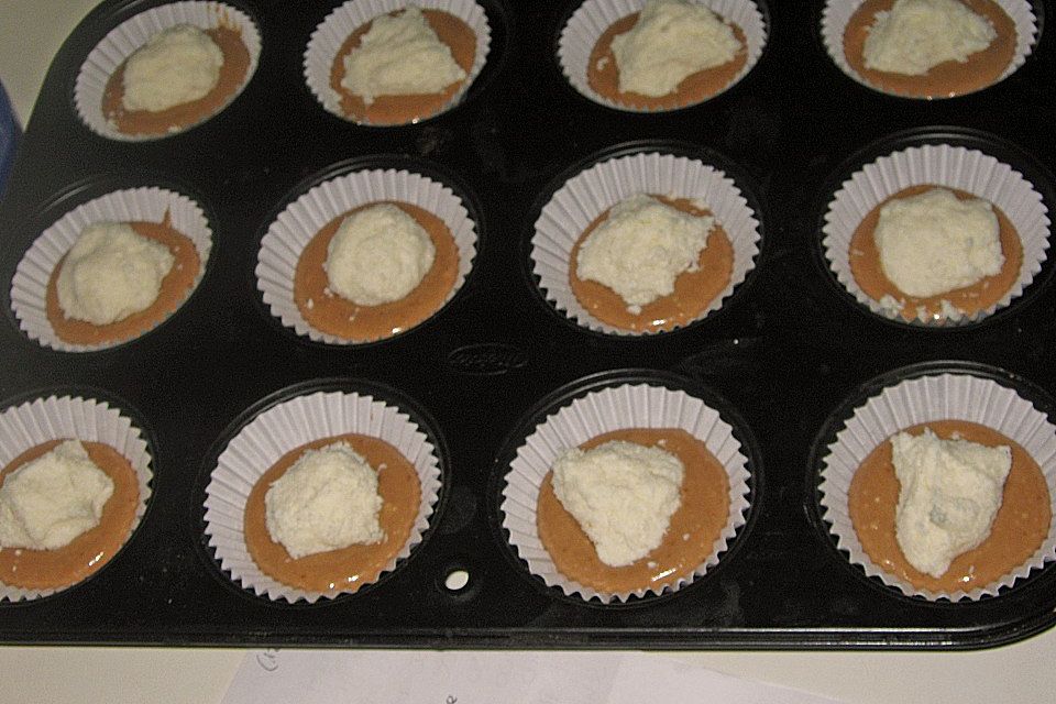 Schoko - Muffins mit Kokos - Herz