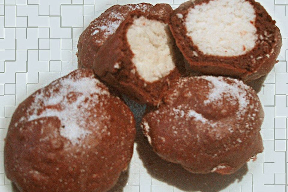 Schoko - Muffins mit Kokos - Herz