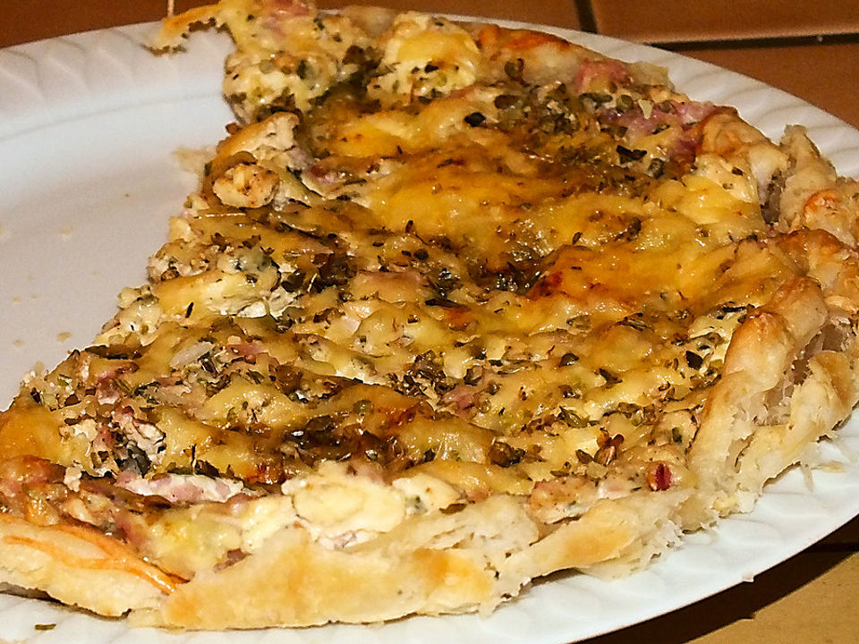 Schinken - Schafskäse - Pizza von AnneNRW| Chefkoch