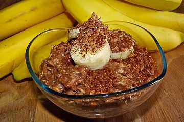 Schoko - Bananen - Porridge