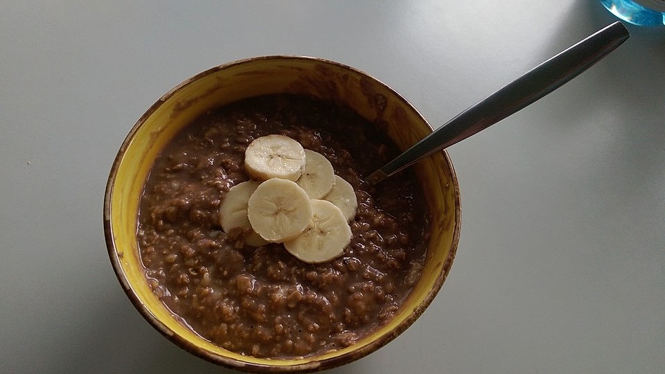 Schoko - Bananen - Porridge von c00kie93
