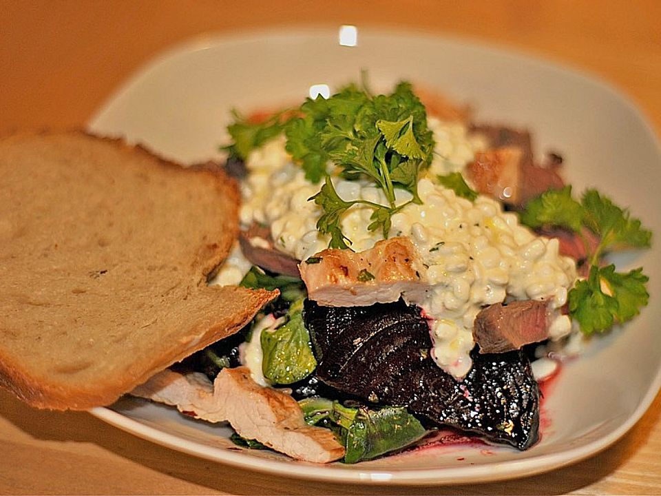 Warmer Rote Bete Salat mit Steak von martin-p| Chefkoch