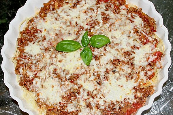 Überbackener Spaghettiauflauf, italienisch von loma_04 | Chefkoch Überbackener Spaghettiauflauf, italienisch von loma_04 | Chefkoch