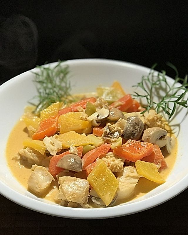 Paprika-Fisch-Curry