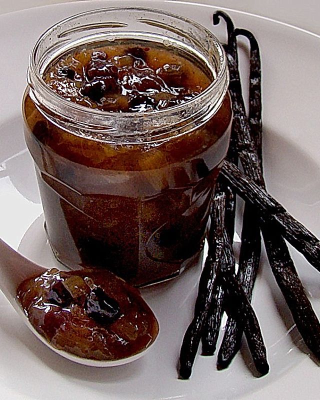 Rhabarber - Trauben - Konfitüre mit Vanille