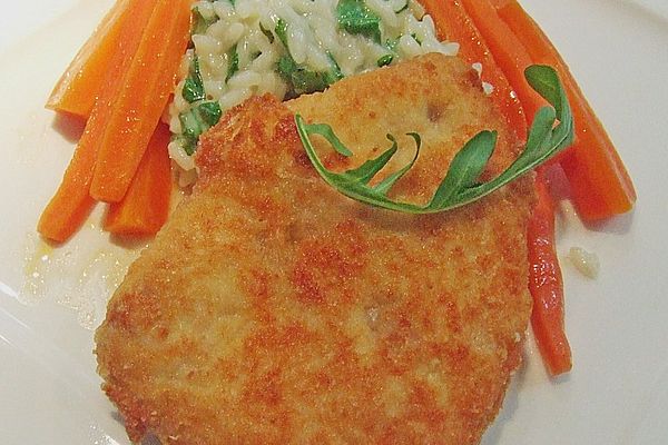 Putenschnitzel gefüllt mit Parmaschinken und Gorgonzola von monikap ...