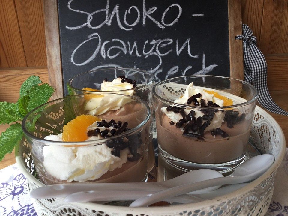 Schoko - Orangen - Dessert von himmelsziege7 | Chefkoch