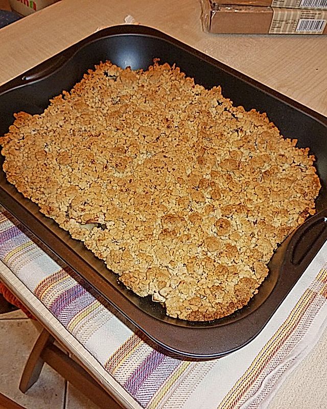 Traditioneller Apple Crumble