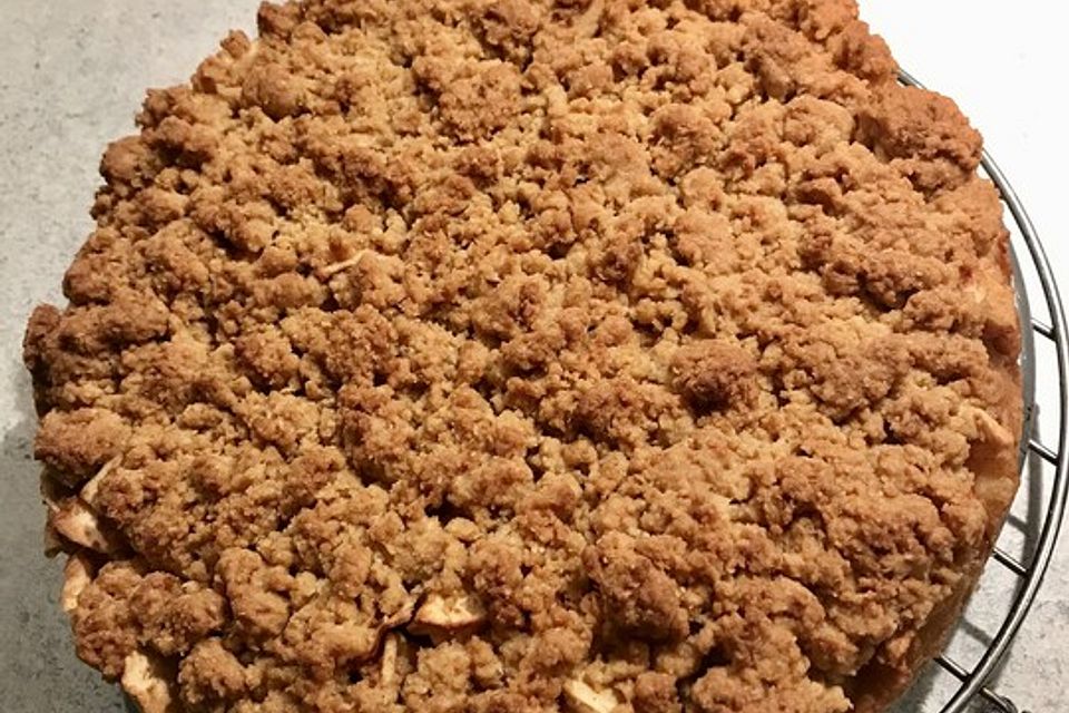 Apfel-Krümelkuchen à la Didi Apfel-Krümelkuchen à la Didi