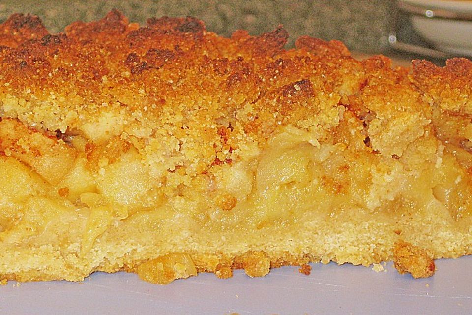 Apfel-Krümelkuchen à la Didi Apfel-Krümelkuchen à la Didi