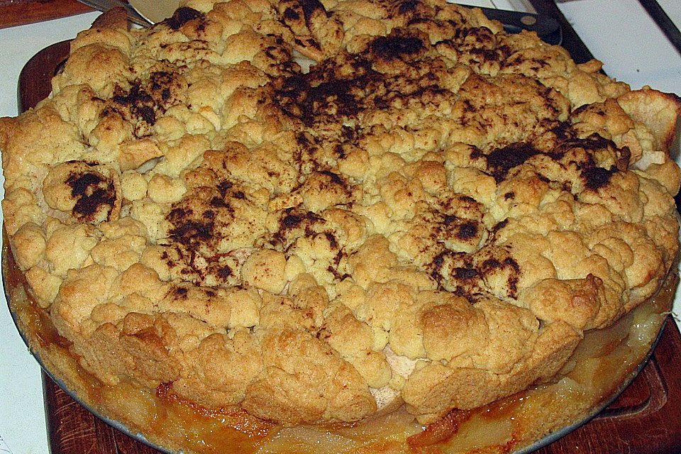 Apfel-Krümelkuchen à la Didi Apfel-Krümelkuchen à la Didi
